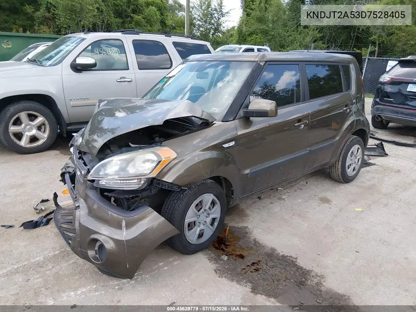 2013 Kia Soul VIN: KNDJT2A53D7528405 Lot: 45629779