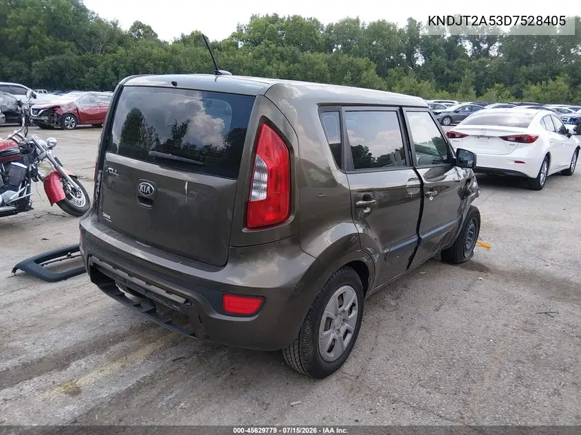 2013 Kia Soul VIN: KNDJT2A53D7528405 Lot: 45629779