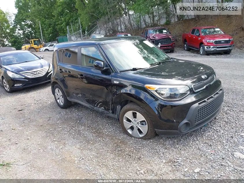 2014 Kia Soul VIN: KNDJN2A24E7064252 Lot: 45374780
