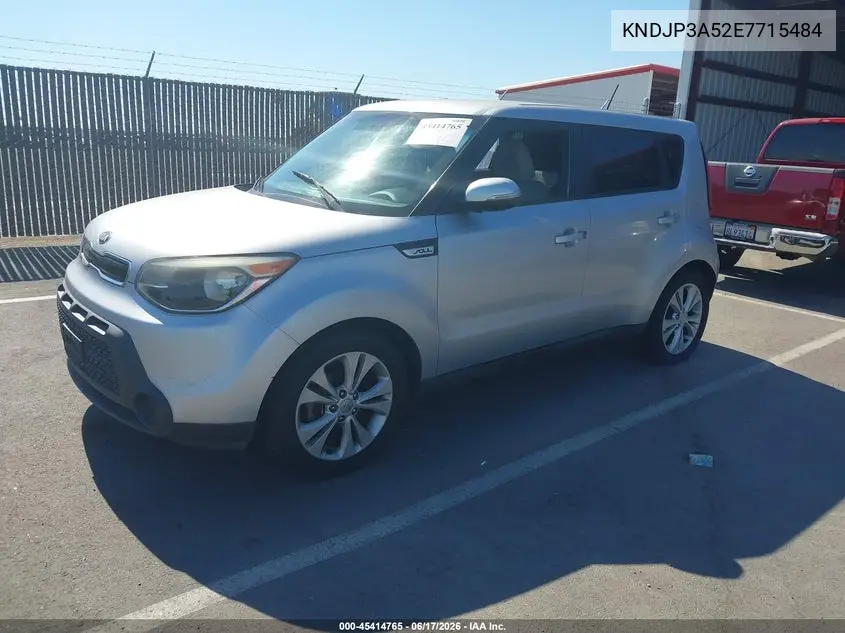 2014 Kia Soul + VIN: KNDJP3A52E7715484 Lot: 45414765