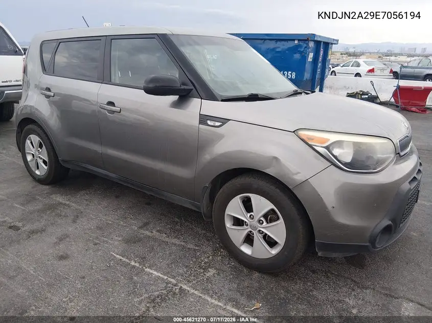 2014 Kia Soul VIN: KNDJN2A29E7056194 Lot: 45621270