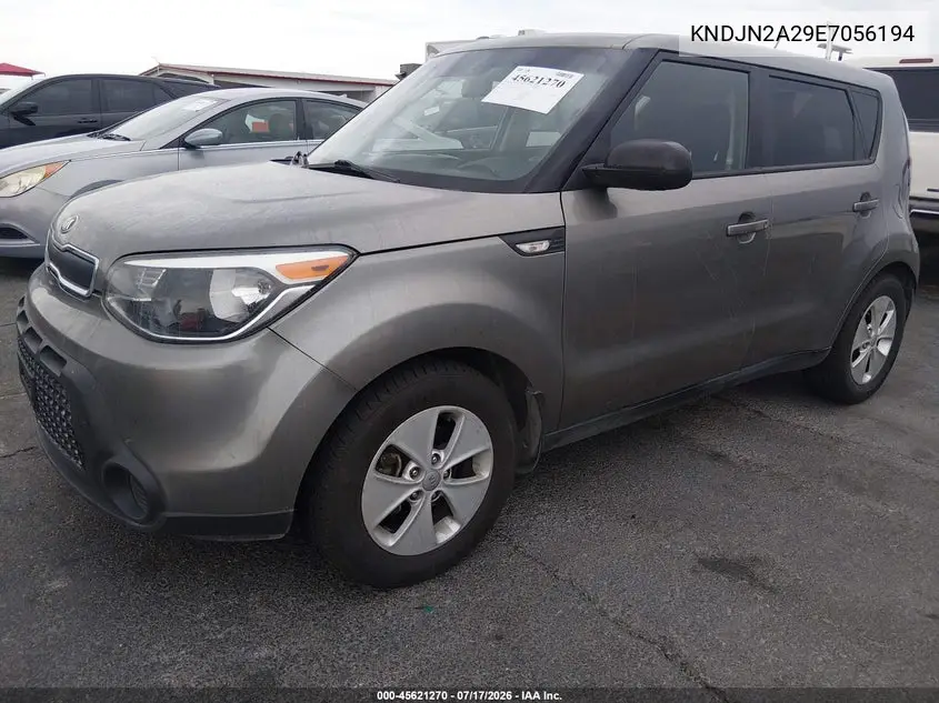 2014 Kia Soul VIN: KNDJN2A29E7056194 Lot: 45621270