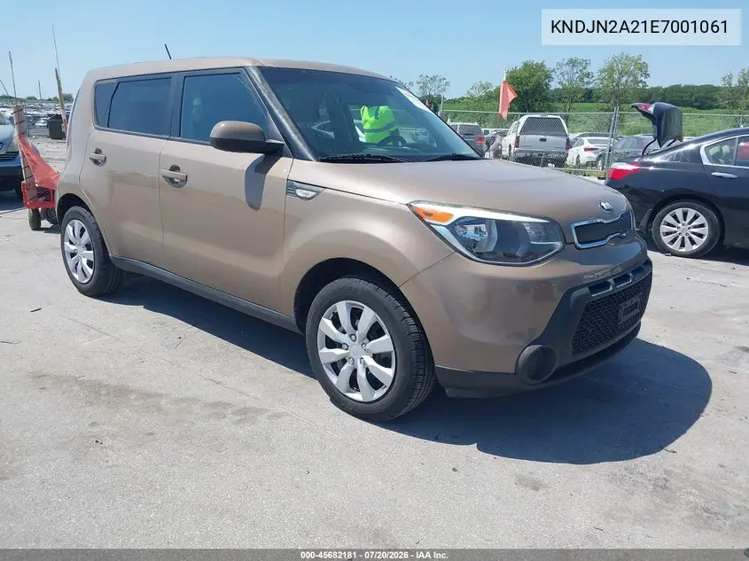 2014 Kia Soul VIN: KNDJN2A21E7001061 Lot: 45682181