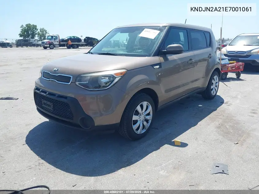2014 Kia Soul VIN: KNDJN2A21E7001061 Lot: 45682181