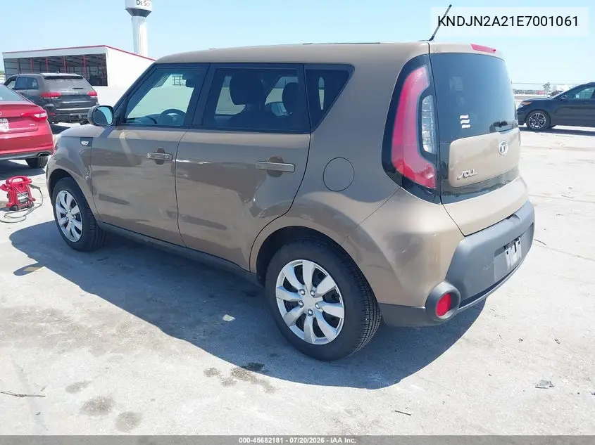 2014 Kia Soul VIN: KNDJN2A21E7001061 Lot: 45682181