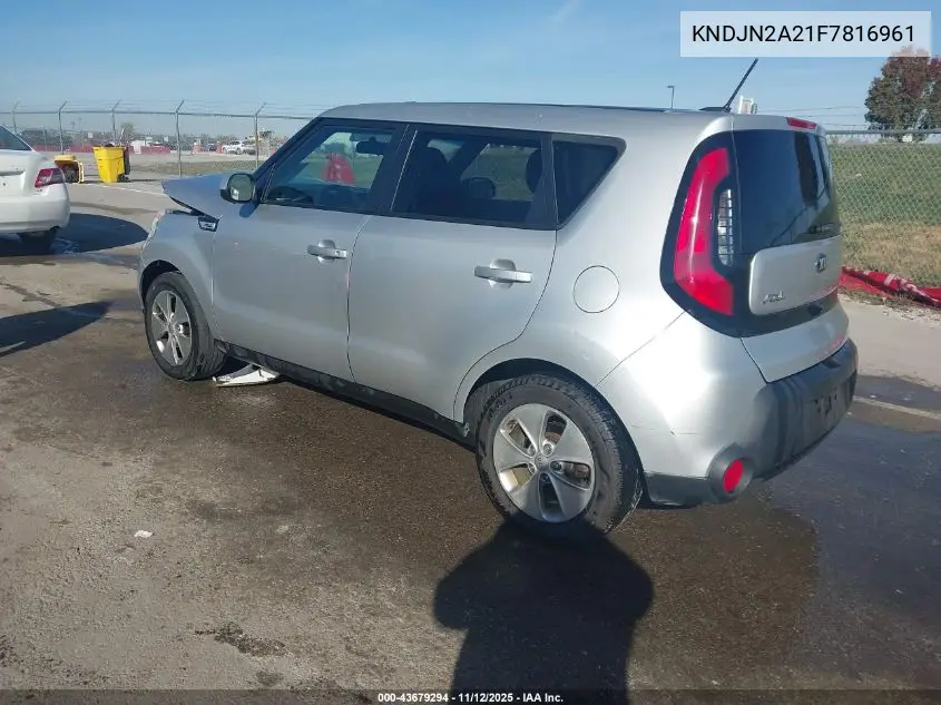 KNDJN2A21F7816961 2015 Kia Soul