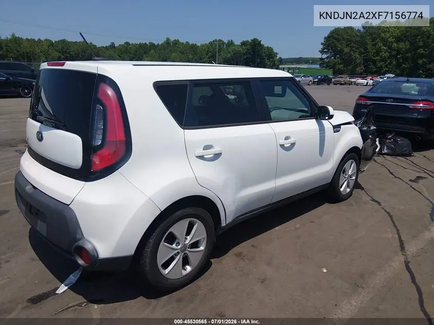 2015 Kia Soul VIN: KNDJN2A2XF7156774 Lot: 45530565