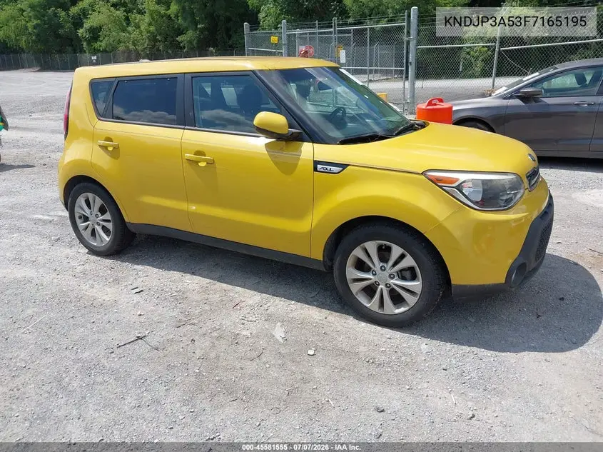 2015 Kia Soul + VIN: KNDJP3A53F7165195 Lot: 45581555