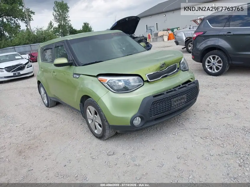 2015 Kia Soul VIN: KNDJN2A29F7763765 Lot: 45602059