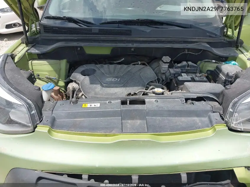 2015 Kia Soul VIN: KNDJN2A29F7763765 Lot: 45602059