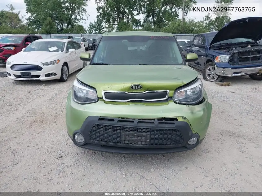 2015 Kia Soul VIN: KNDJN2A29F7763765 Lot: 45602059