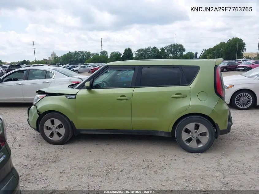 2015 Kia Soul VIN: KNDJN2A29F7763765 Lot: 45602059