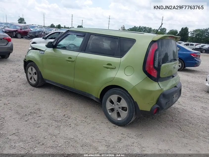 2015 Kia Soul VIN: KNDJN2A29F7763765 Lot: 45602059