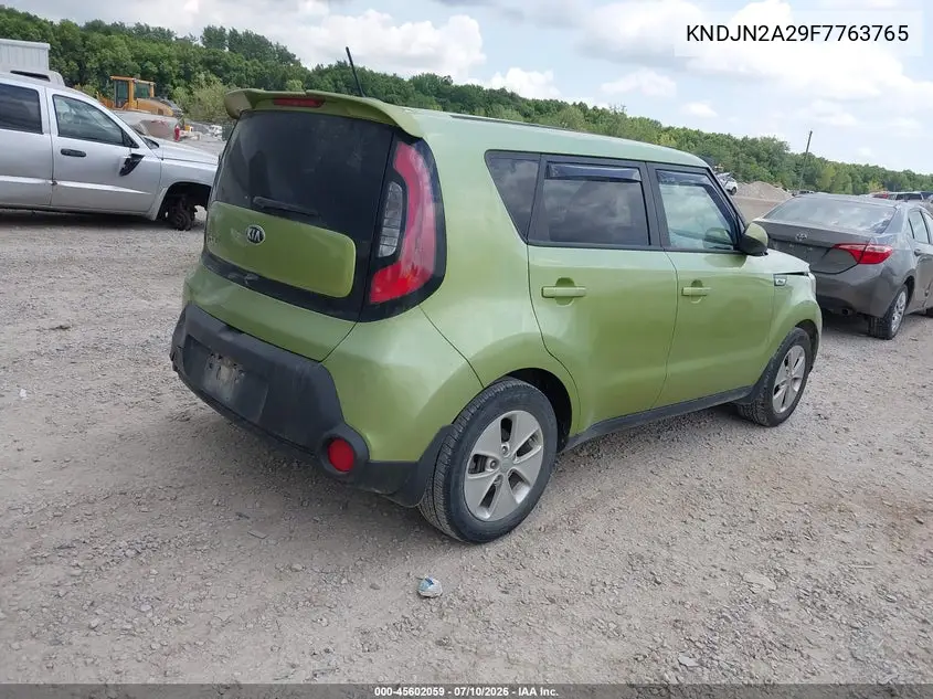 2015 Kia Soul VIN: KNDJN2A29F7763765 Lot: 45602059