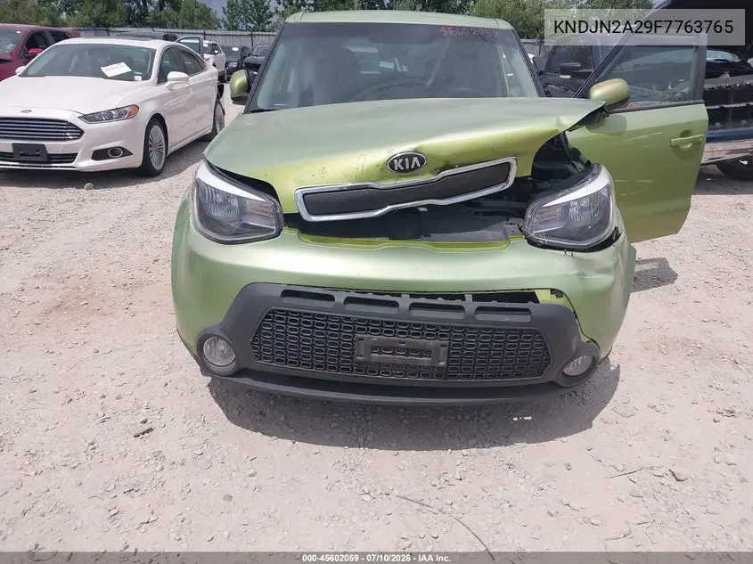 2015 Kia Soul VIN: KNDJN2A29F7763765 Lot: 45602059