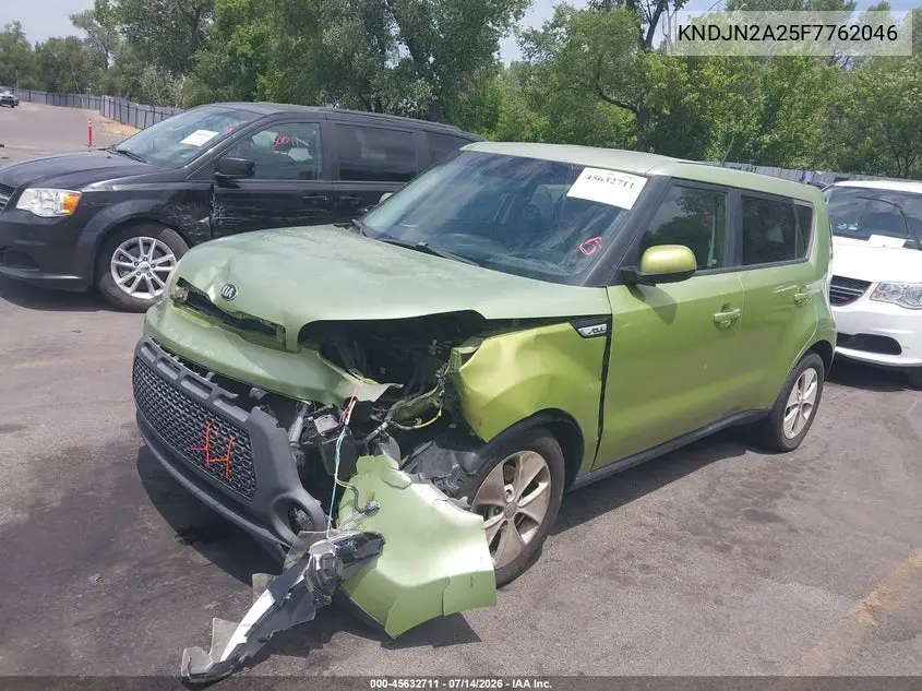 2015 Kia Soul VIN: KNDJN2A25F7762046 Lot: 45632711