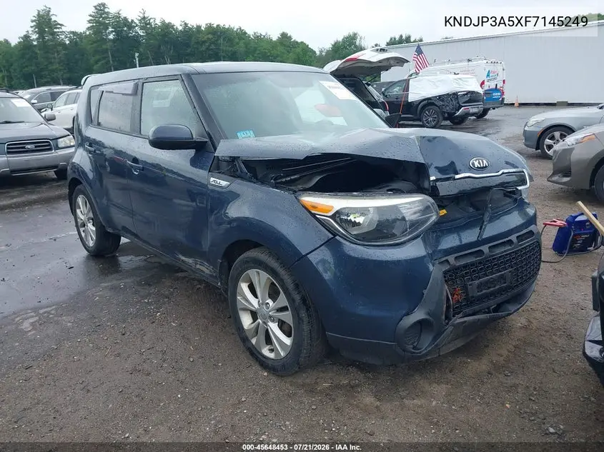 2015 Kia Soul + VIN: KNDJP3A5XF7145249 Lot: 45648453