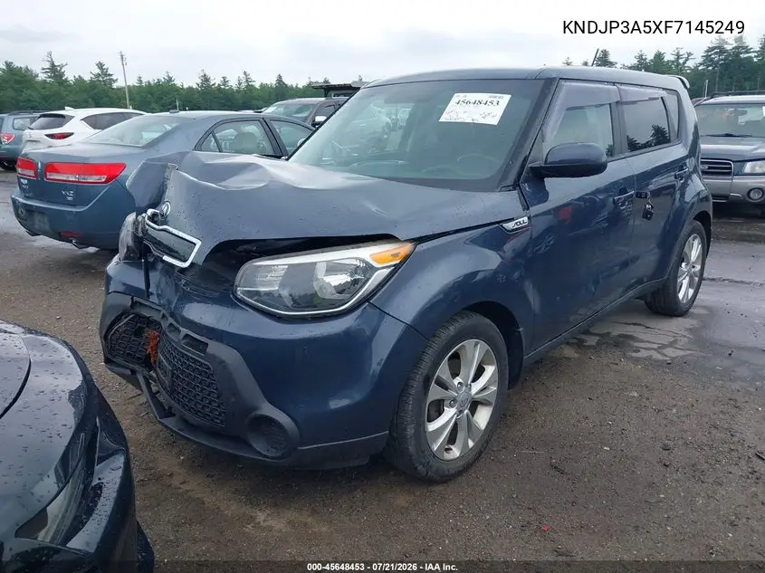 2015 Kia Soul + VIN: KNDJP3A5XF7145249 Lot: 45648453