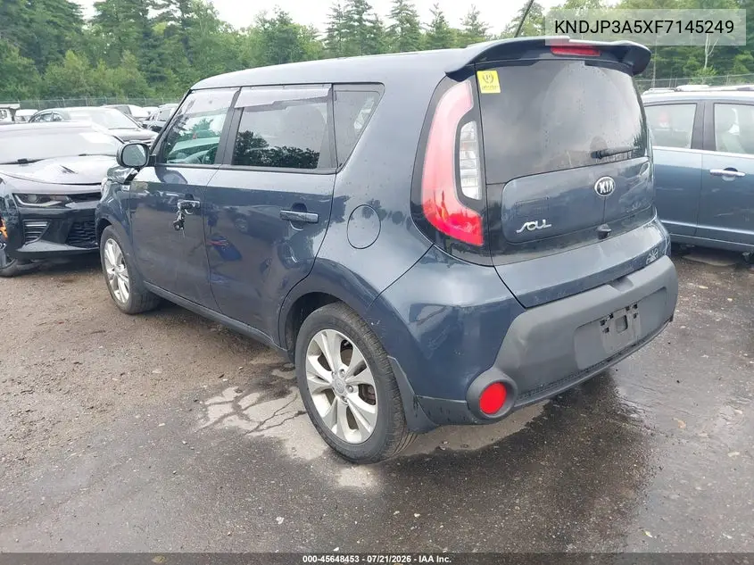 2015 Kia Soul + VIN: KNDJP3A5XF7145249 Lot: 45648453
