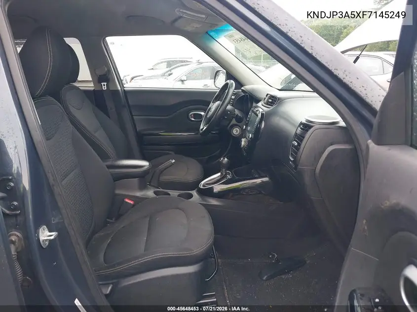2015 Kia Soul + VIN: KNDJP3A5XF7145249 Lot: 45648453