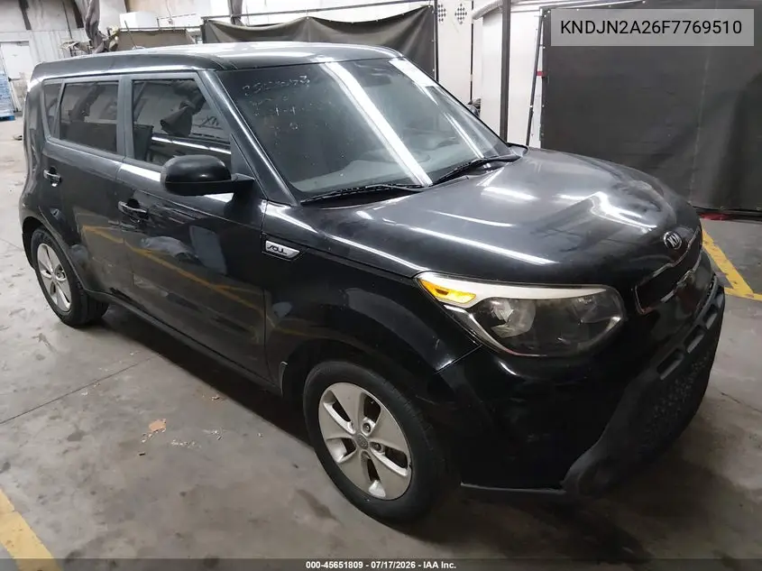 2015 Kia Soul VIN: KNDJN2A26F7769510 Lot: 45651809