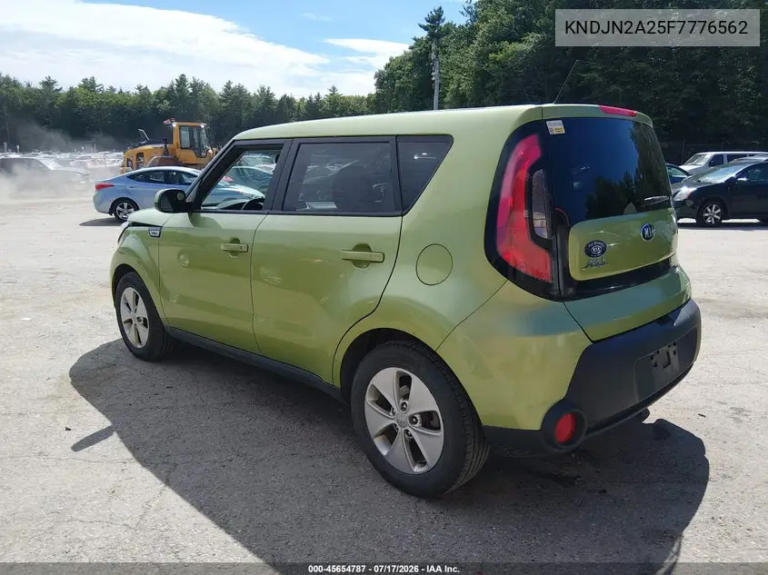 2015 Kia Soul VIN: KNDJN2A25F7776562 Lot: 45654787