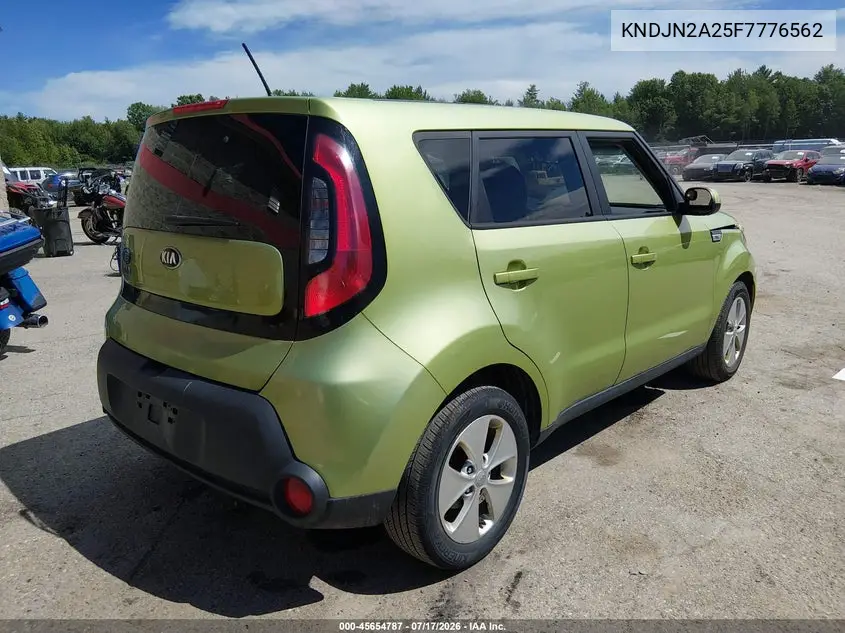 2015 Kia Soul VIN: KNDJN2A25F7776562 Lot: 45654787