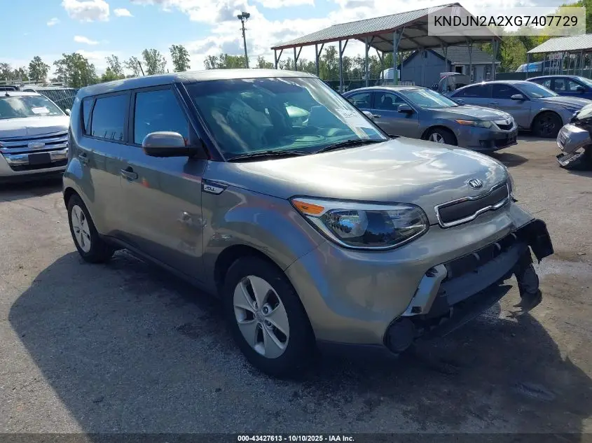 KNDJN2A2XG7407729 2016 Kia Soul