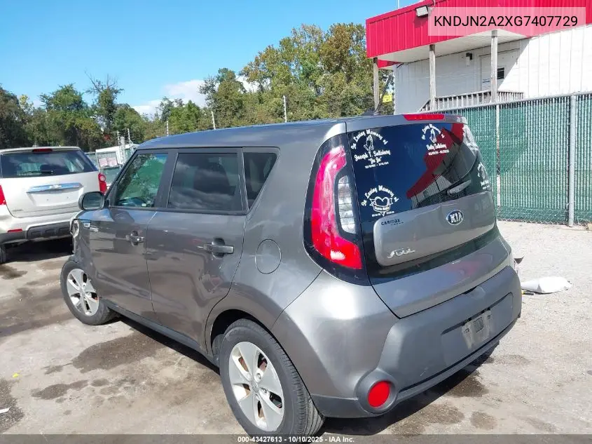 KNDJN2A2XG7407729 2016 Kia Soul