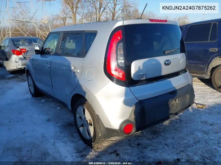 KNDJN2A24G7875262 2016 Kia Soul