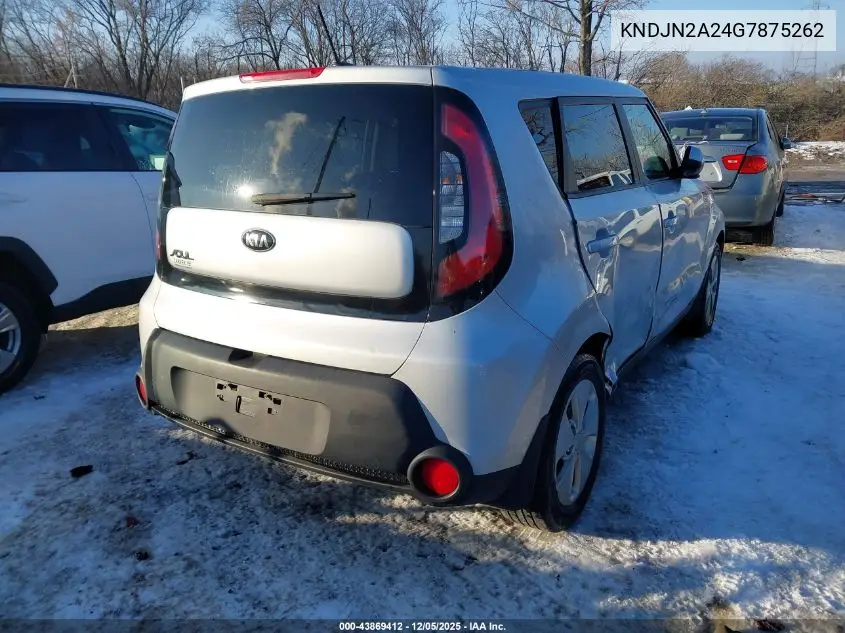 KNDJN2A24G7875262 2016 Kia Soul
