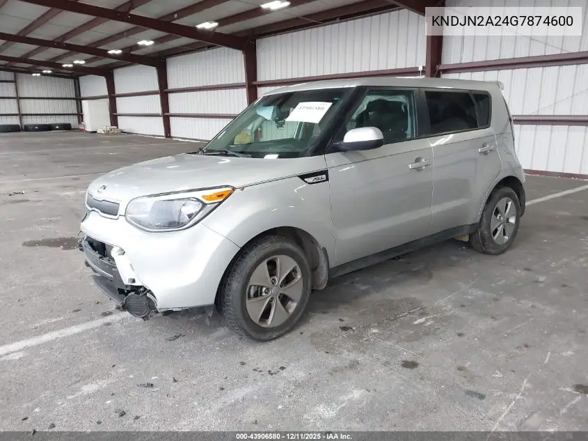 KNDJN2A24G7874600 2016 Kia Soul