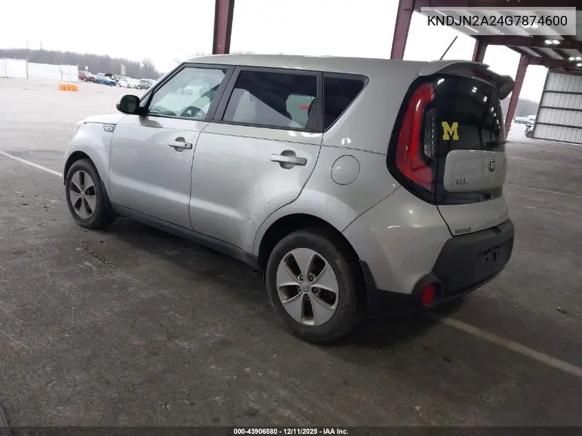 KNDJN2A24G7874600 2016 Kia Soul
