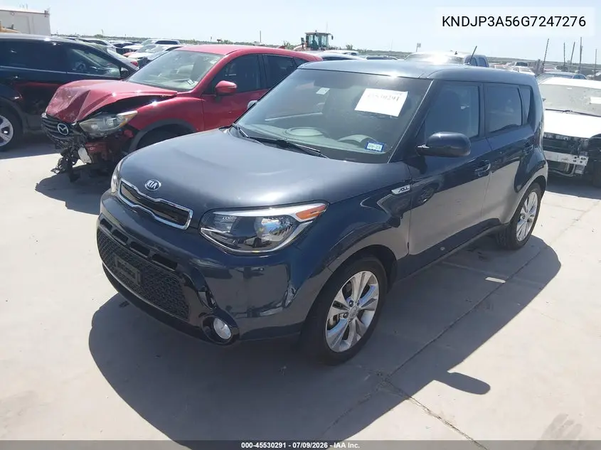 2016 Kia Soul + VIN: KNDJP3A56G7247276 Lot: 45530291