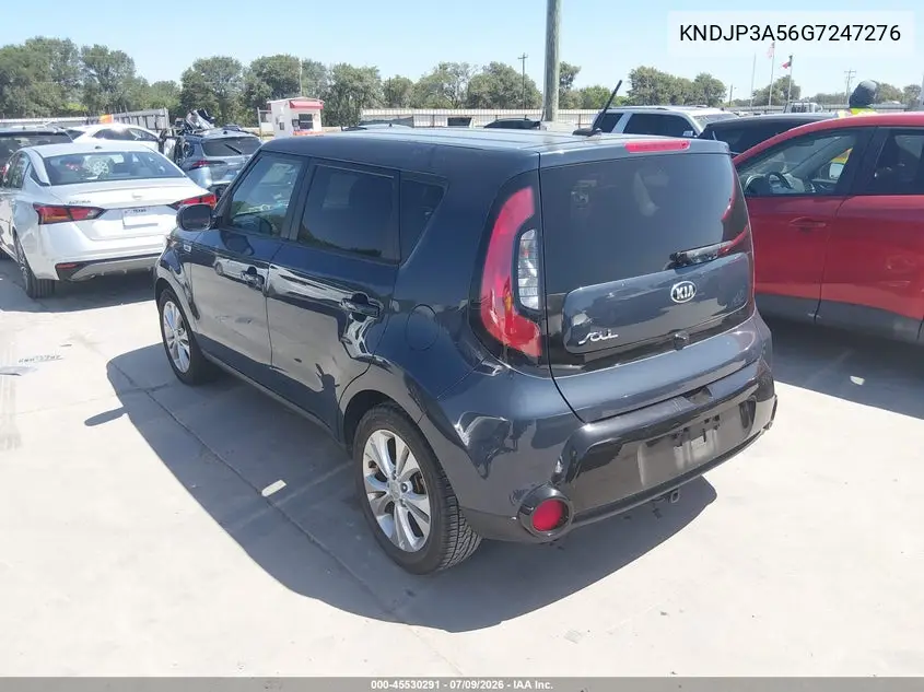 2016 Kia Soul + VIN: KNDJP3A56G7247276 Lot: 45530291
