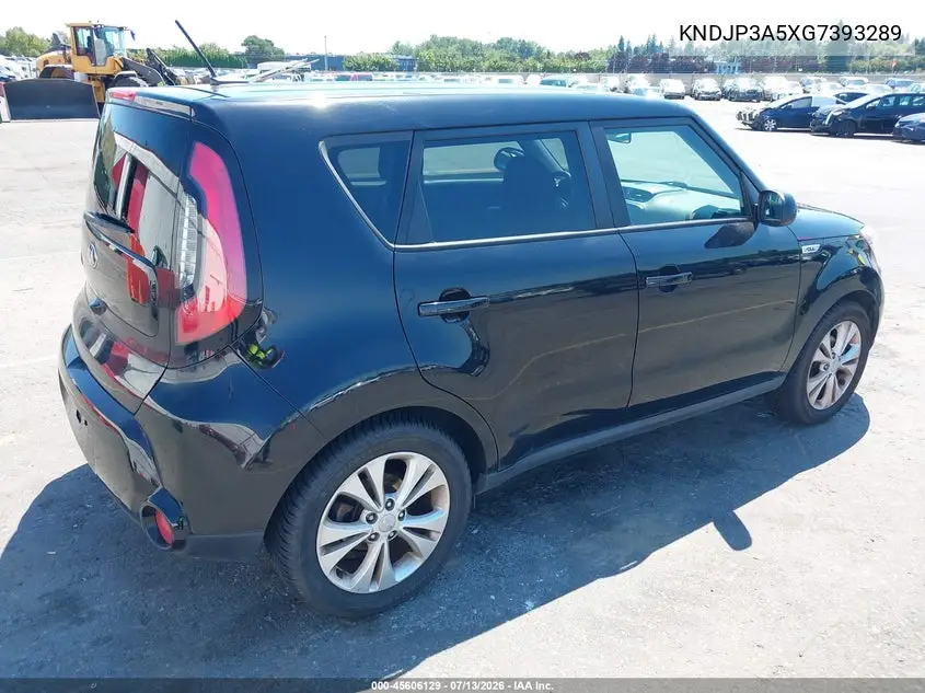 2016 Kia Soul + VIN: KNDJP3A5XG7393289 Lot: 45606129