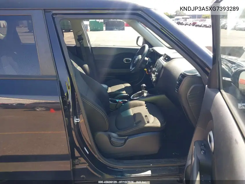 2016 Kia Soul + VIN: KNDJP3A5XG7393289 Lot: 45606129