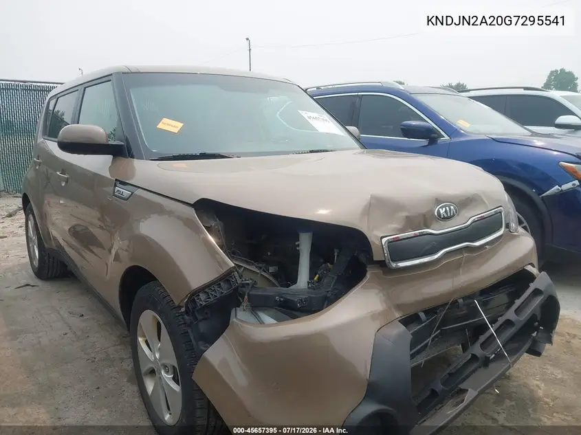 2016 Kia Soul VIN: KNDJN2A20G7295541 Lot: 45657395