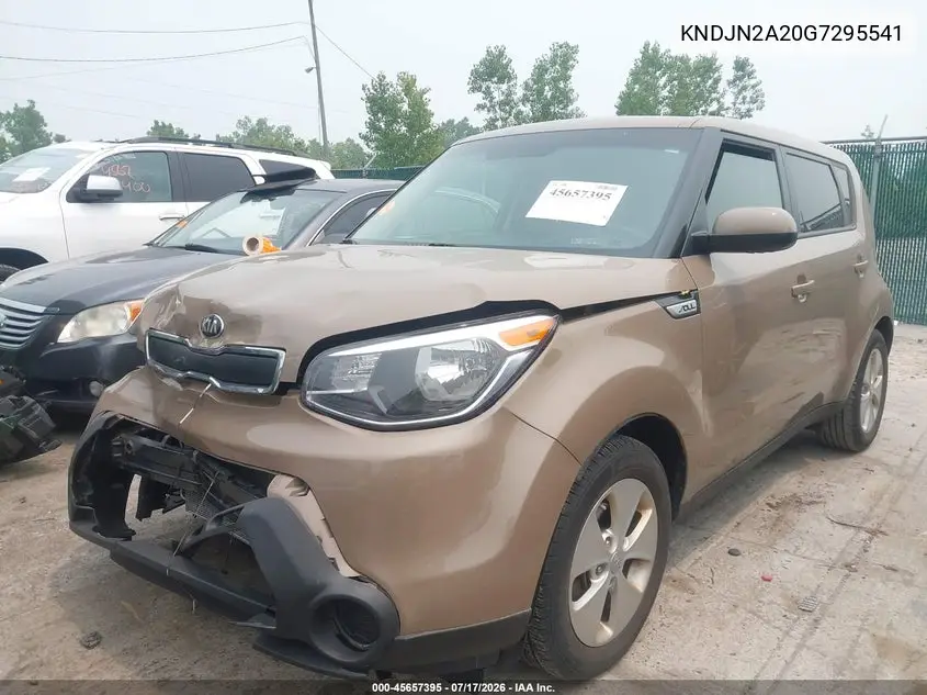 2016 Kia Soul VIN: KNDJN2A20G7295541 Lot: 45657395
