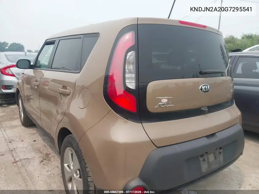 2016 Kia Soul VIN: KNDJN2A20G7295541 Lot: 45657395