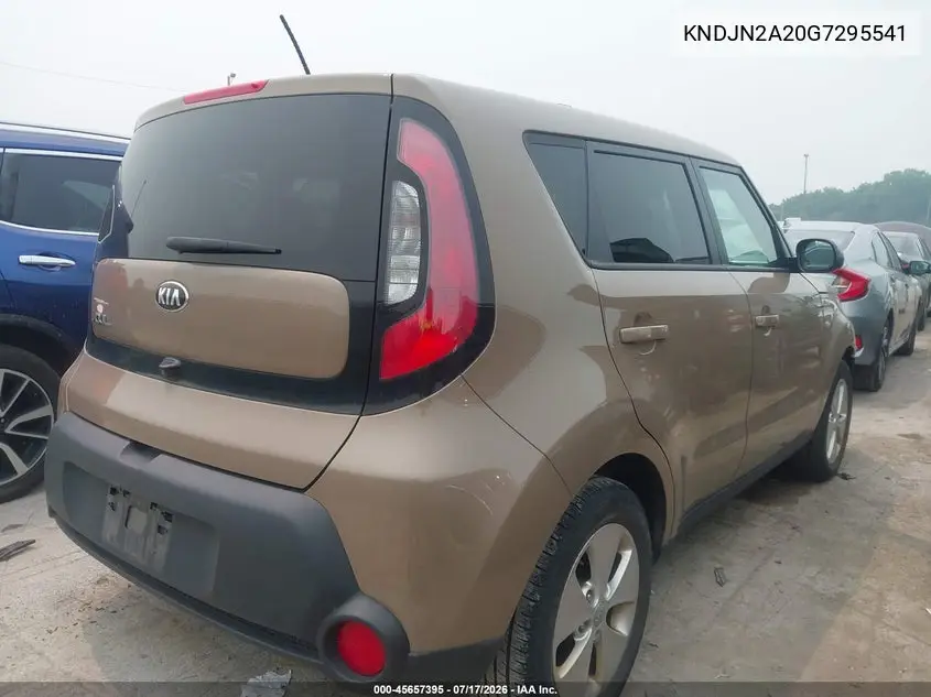 2016 Kia Soul VIN: KNDJN2A20G7295541 Lot: 45657395