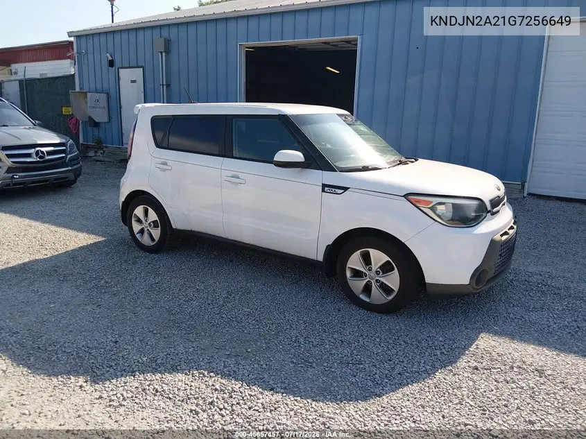 2016 Kia Soul VIN: KNDJN2A21G7256649 Lot: 45657457