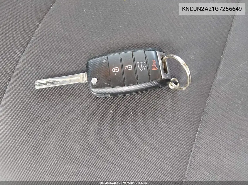 2016 Kia Soul VIN: KNDJN2A21G7256649 Lot: 45657457
