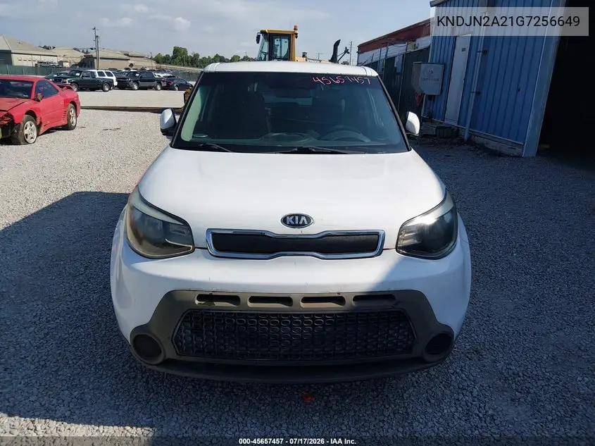 2016 Kia Soul VIN: KNDJN2A21G7256649 Lot: 45657457