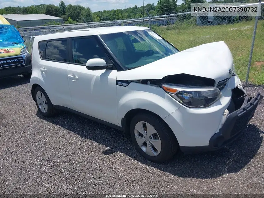 2016 Kia Soul VIN: KNDJN2A20G7390732 Lot: 45658748