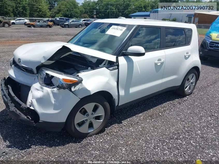 2016 Kia Soul VIN: KNDJN2A20G7390732 Lot: 45658748