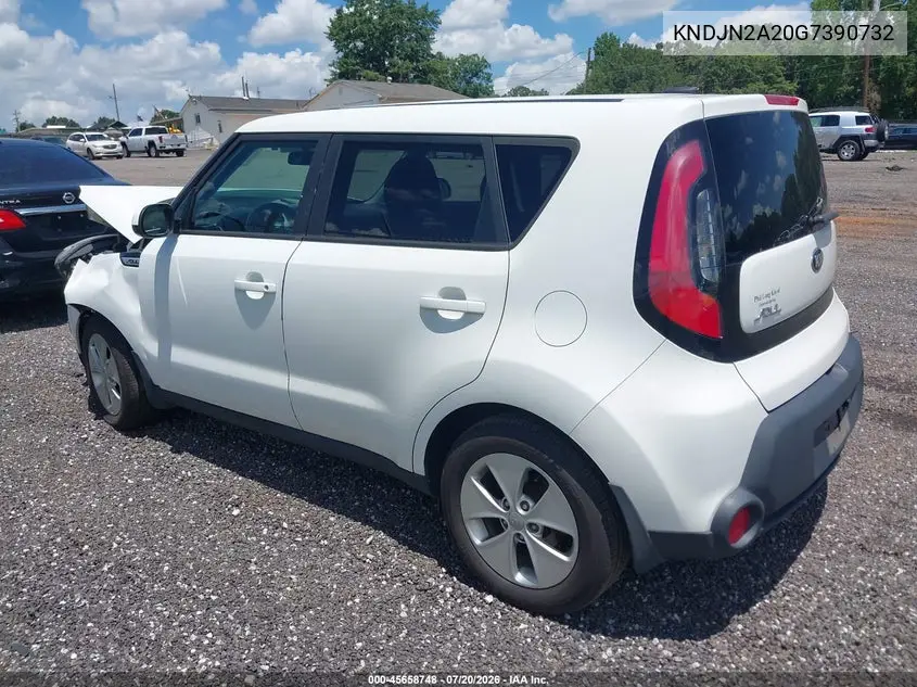 2016 Kia Soul VIN: KNDJN2A20G7390732 Lot: 45658748