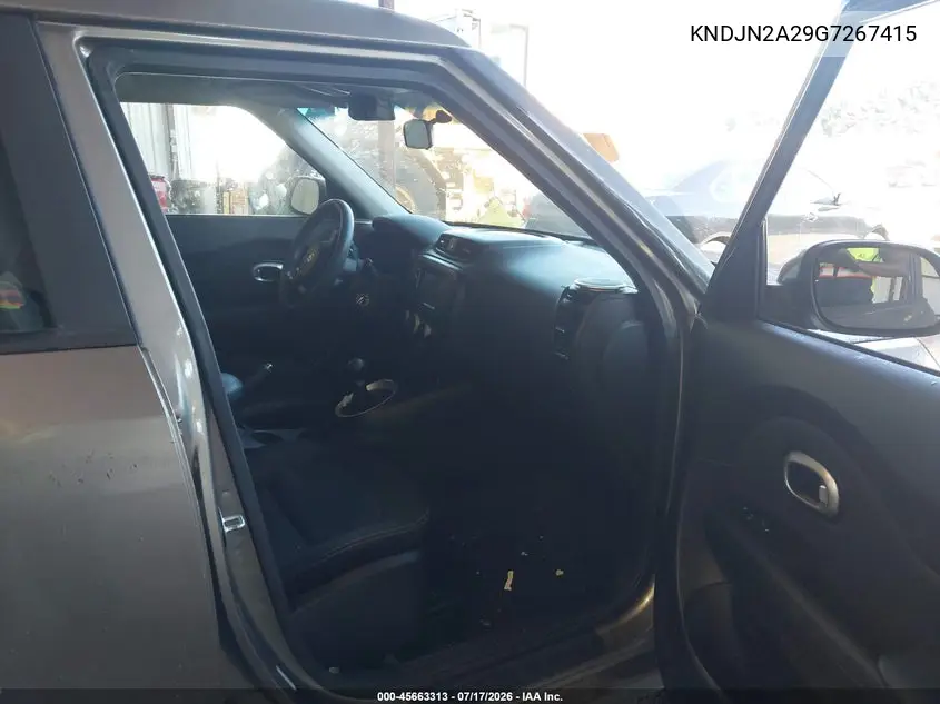 2016 Kia Soul ! VIN: KNDJN2A29G7267415 Lot: 45663313