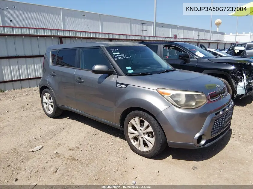 2016 Kia Soul + VIN: KNDJP3A50G7237004 Lot: 45678611