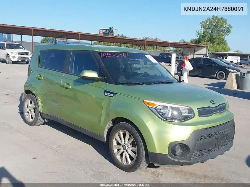 2017 Kia Soul VIN: KNDJN2A24H7880091 Lot: 45596304